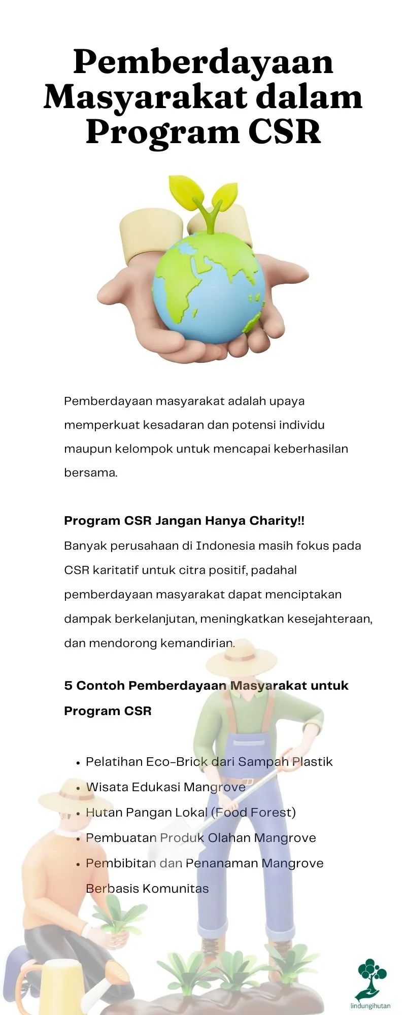Contoh kegiatan pemberdayaan masyarakat