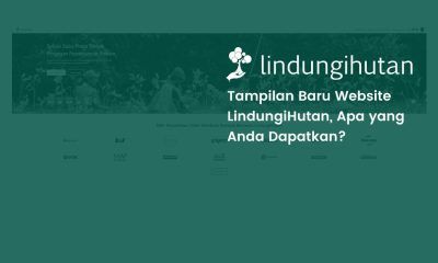 Halaman baru website LindungiHutan