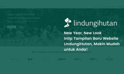 Tampilan baru website LindungiHutan