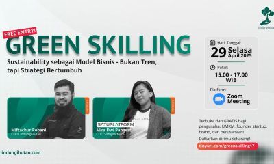 daftar webinar gratis greenskilling LindungiHutan Sustainability