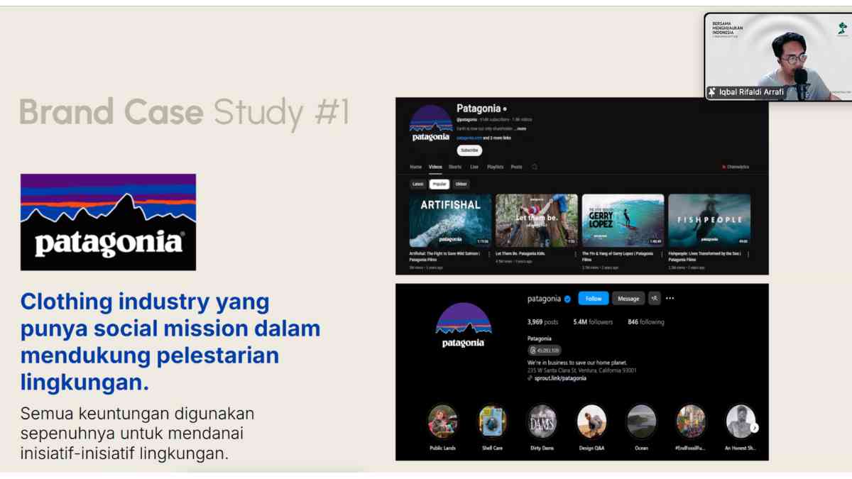 strategi konten viral patagonia