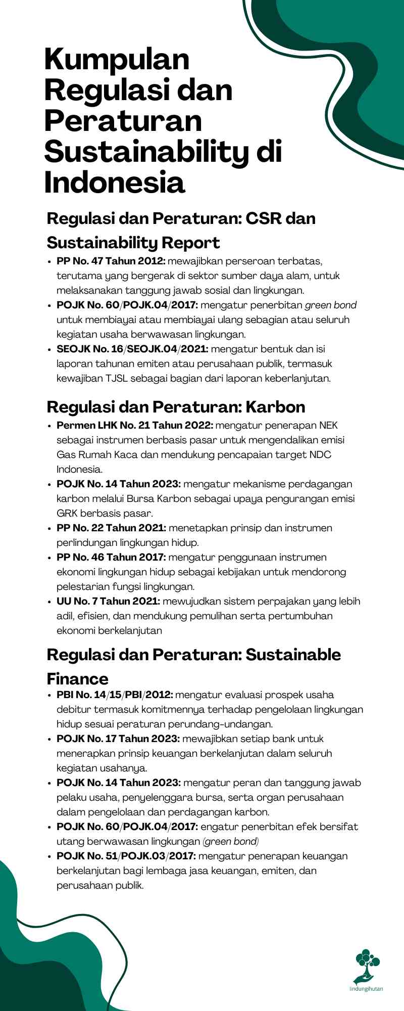 regulasi dan peraturan sustainability
