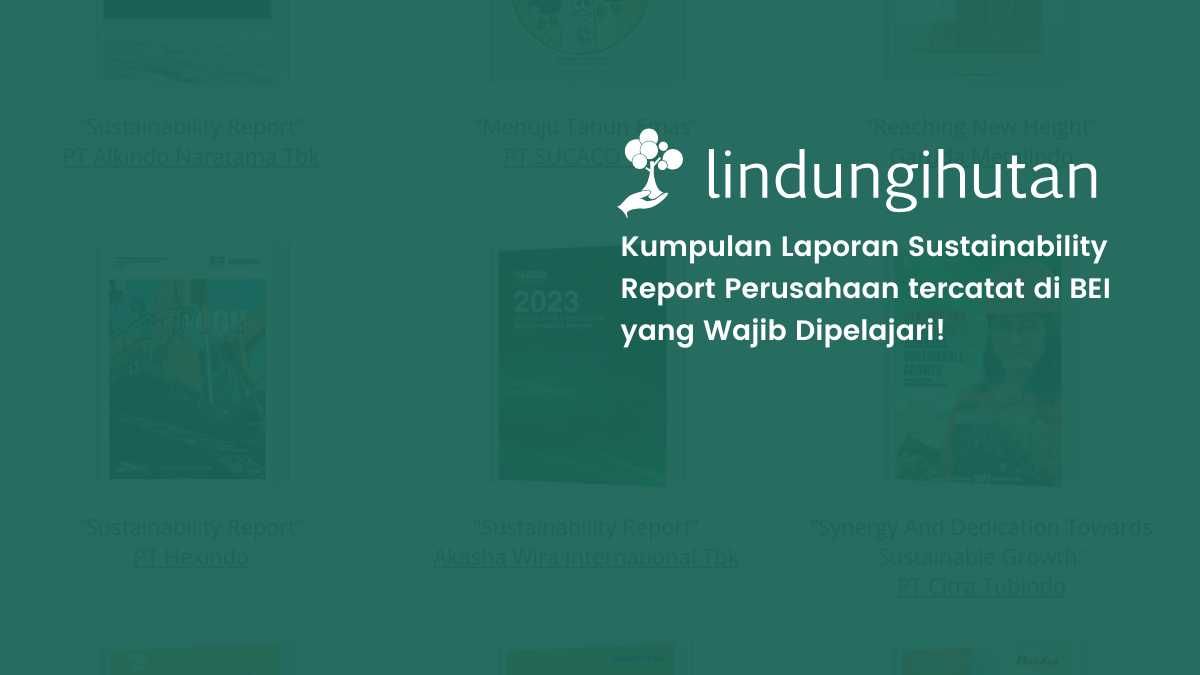 laporan sustainability report