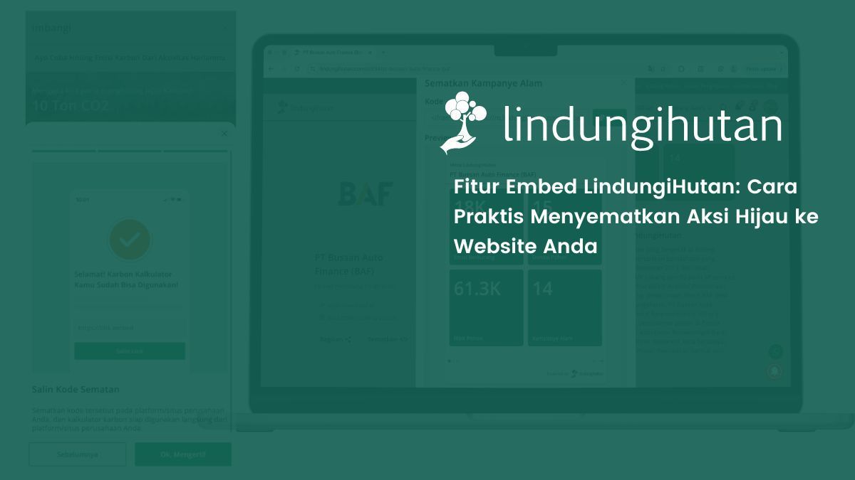 fitur embed lindungihutan karbon