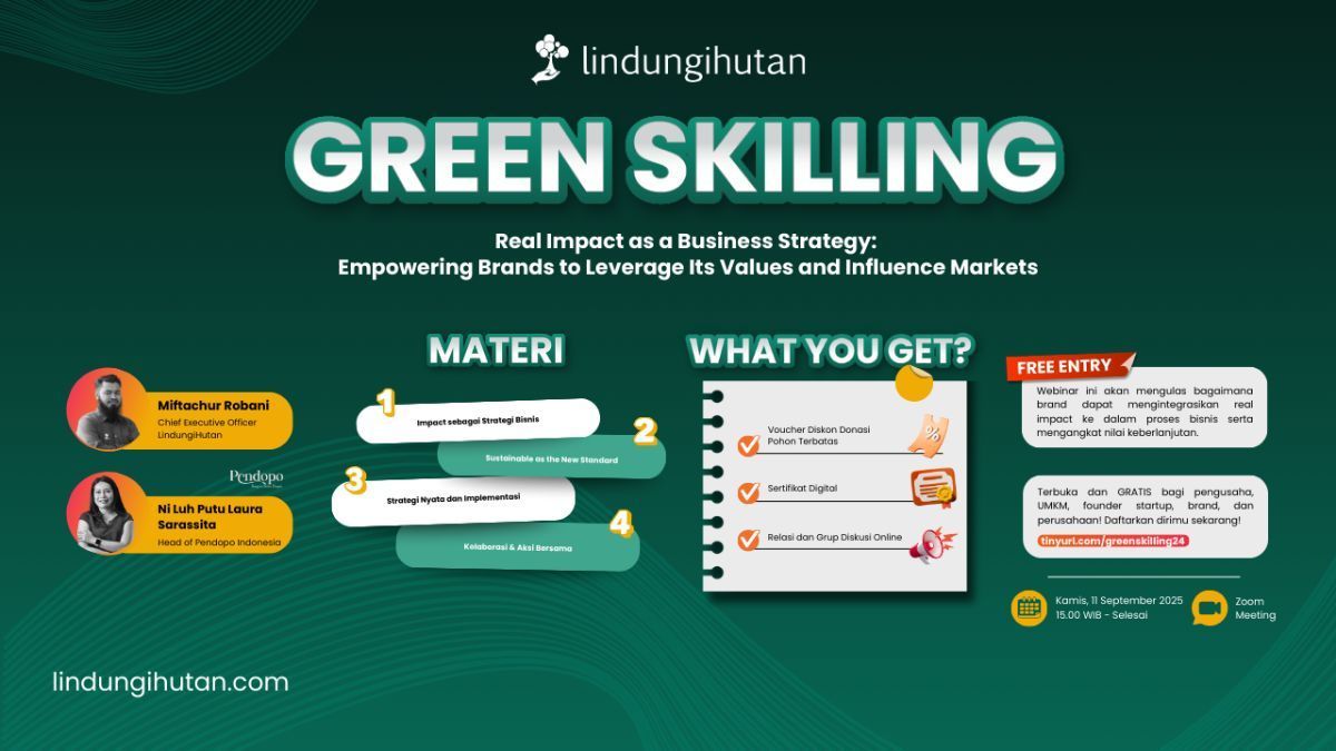 webinar bersertifikat greenskilling