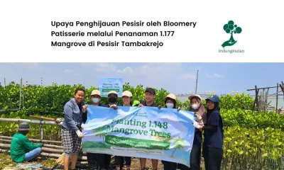 penanaman pohon Bloomery Patisserie
