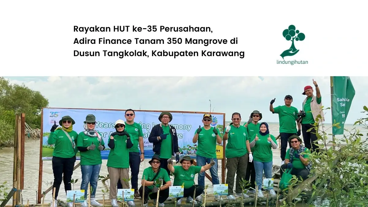 penanaman pohon adira finance di dusun tangkolak tangerang
