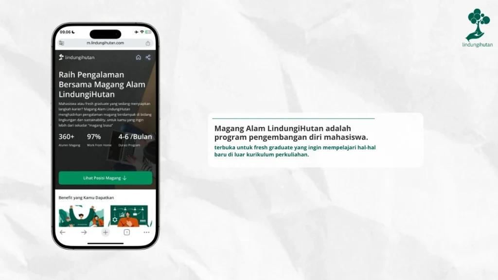 magang alam lindungihutan step 1