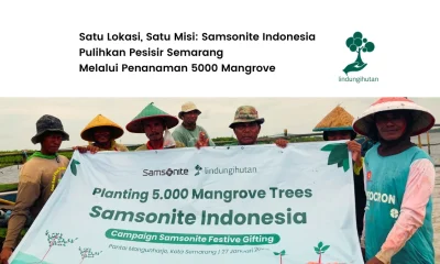 Samsonite Indonesia tanam pohon di Pantai Mangunharjo Semarang