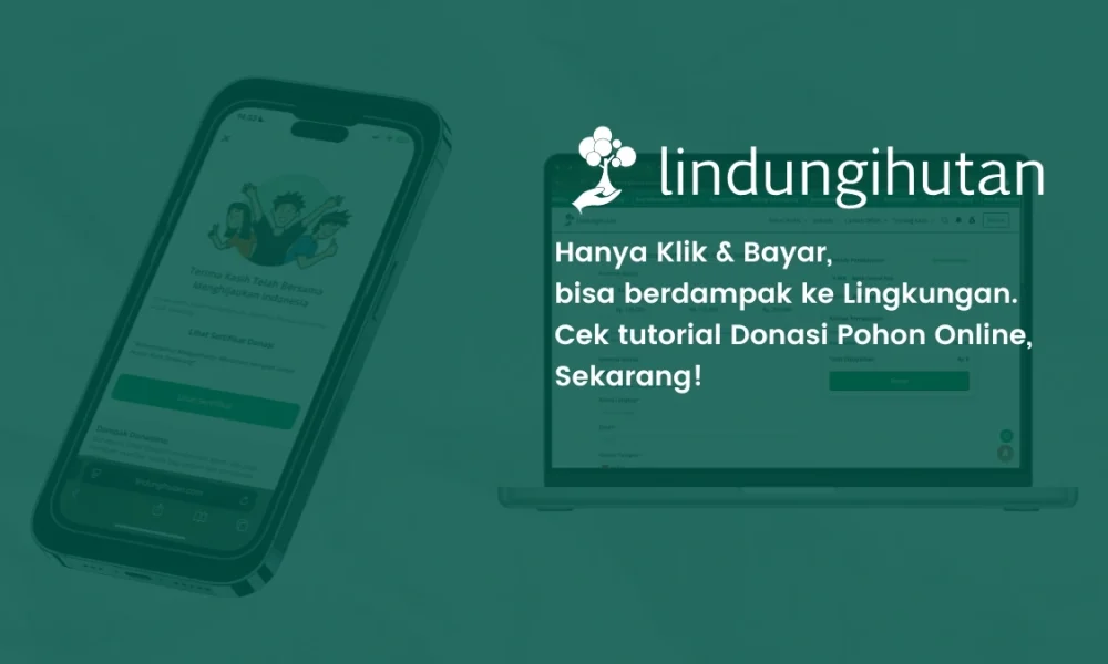 Tutorial donasi pohon online