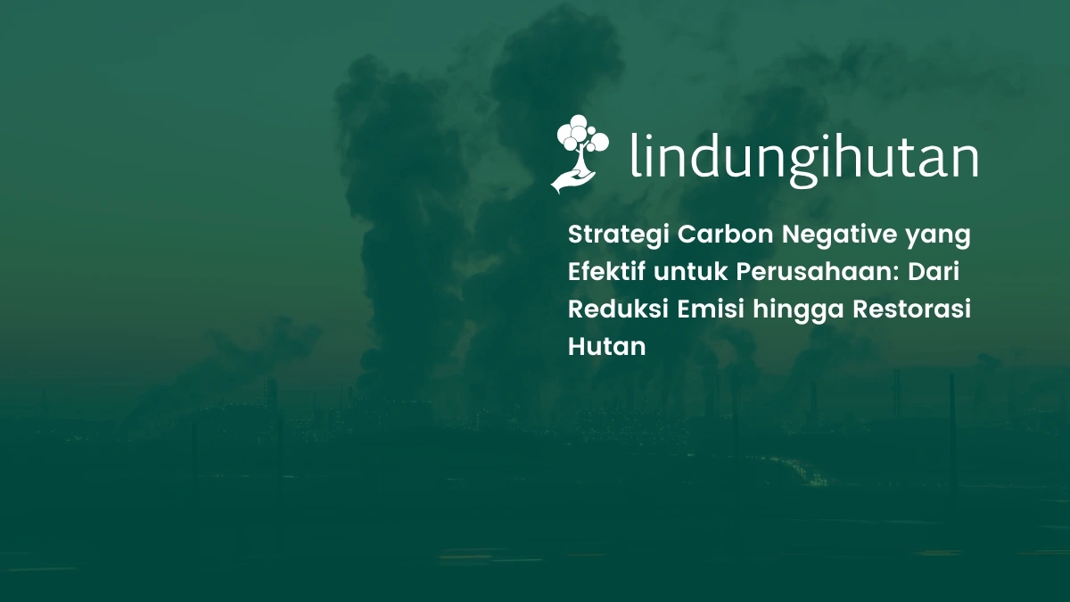 strategi carbon negative perusahaan